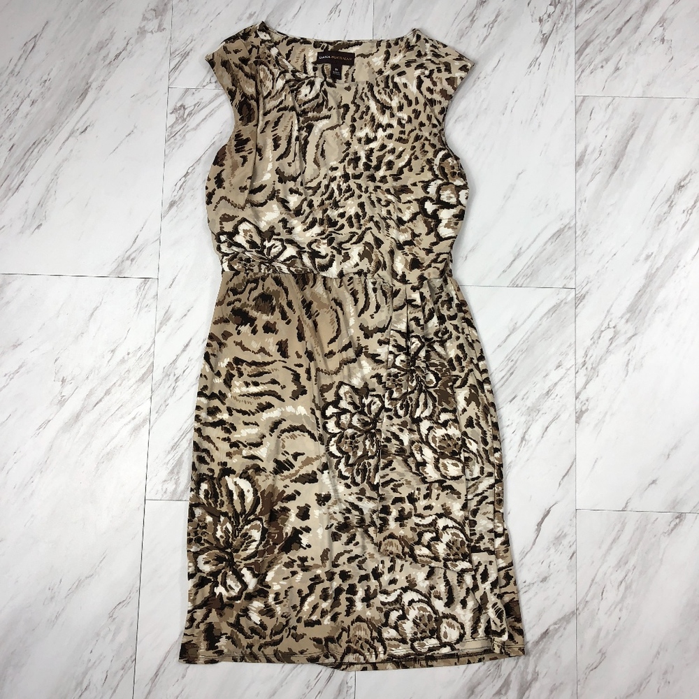 Dana Buchman Animal Print Dress EUC / Size XS - Picture 1 of 6